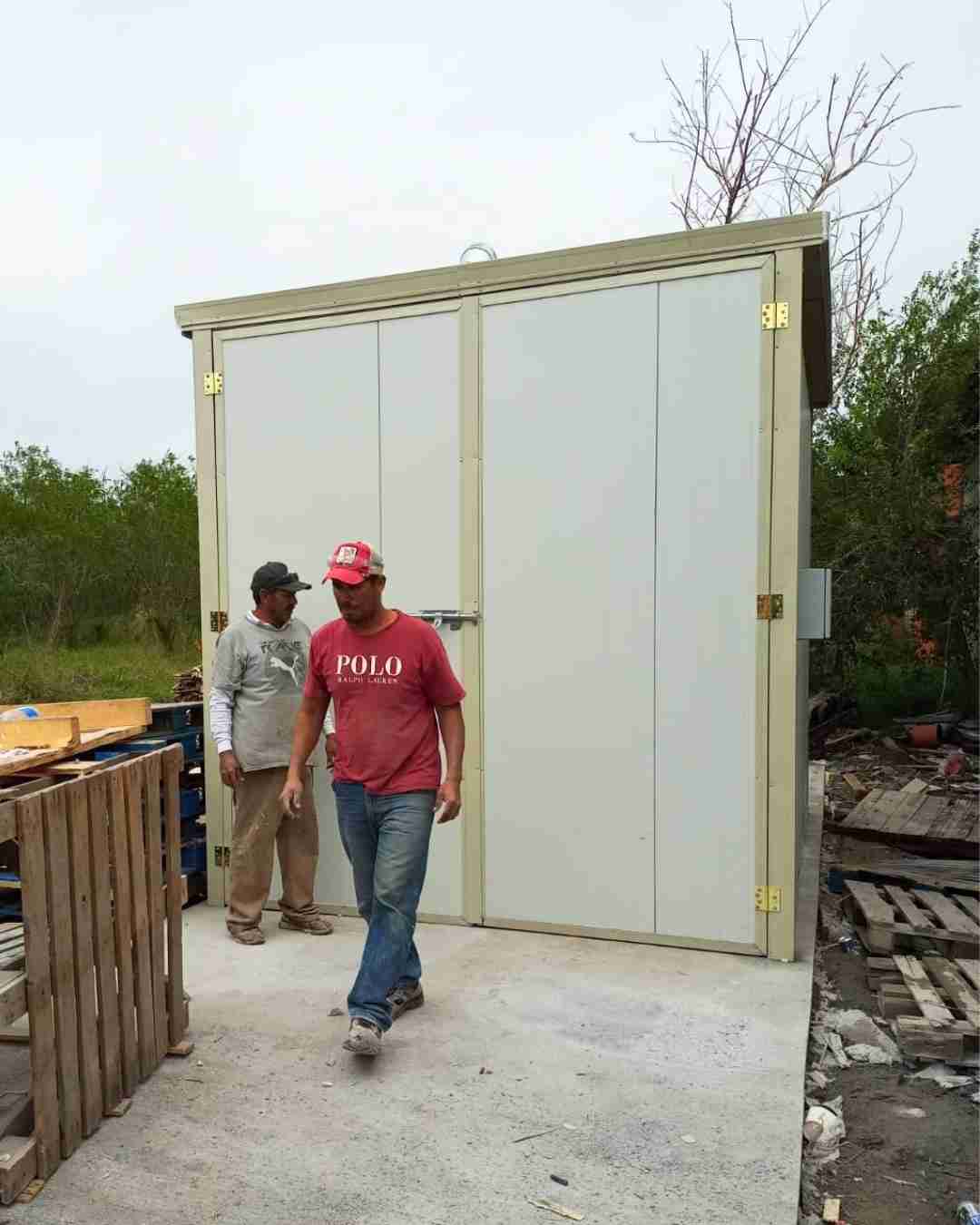 Horno para tarimas TX3 vista exterior frontal